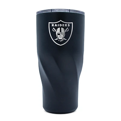 WinCraft Las Vegas Raiders 30oz. Morgan Stainless Steel Tumbler