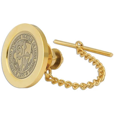 Gold Notre Dame of Maryland Gators Tie Tack/Lapel Pin