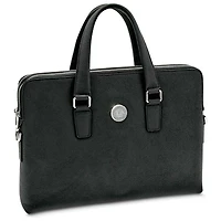 Women's Silver Augsburg University Leather Briefcase