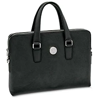 Women's Silver Campbellsville Tigers Leather Briefcase