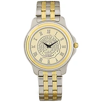 Men's Gold Campbellsville Tigers Two-Tone Medallion Wristwatch