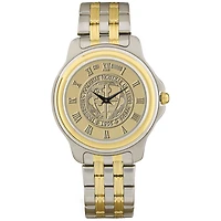 Men's Gold Notre Dame of Maryland Gators Two-Tone Medallion Wristwatch