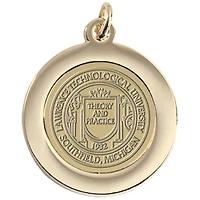 Gold Lawrence Technological University Blue Devils Team Pendant