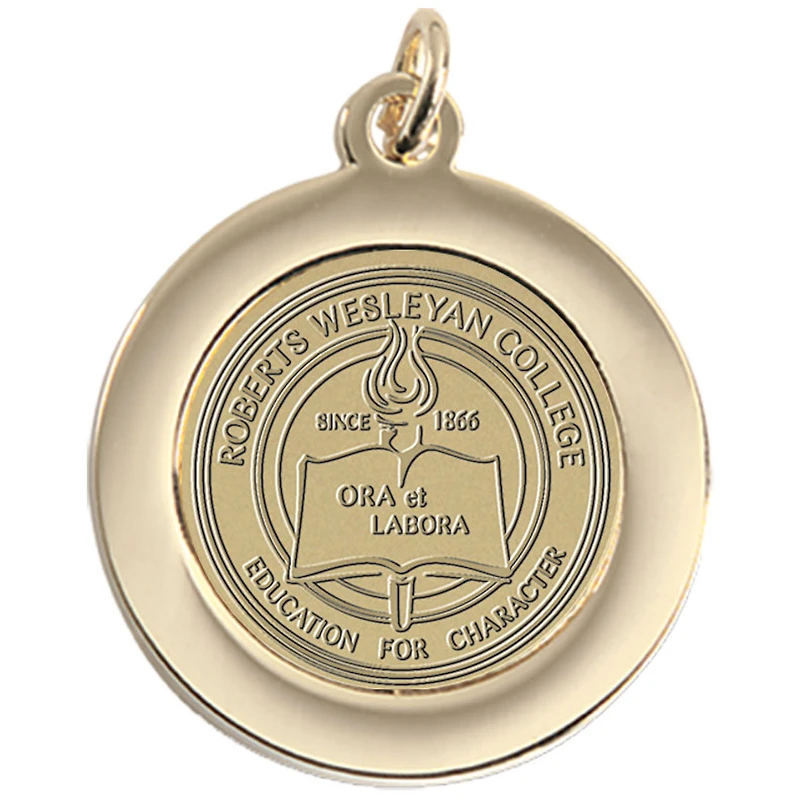 Gold Roberts Wesleyan Redhawks Team Pendant
