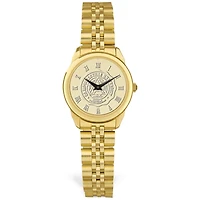 Women's Gold Campbellsville Tigers Medallion Rolled Link Bracelet Wristwatch
