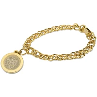Gold Loras College Duhawks Charm Bracelet