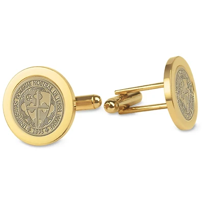 Gold Notre Dame of Maryland Gators Cufflinks