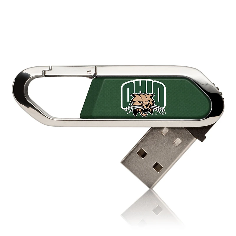 Ohio Bobcats Solid Design 32GB Clip USB Flash Drive