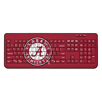Alabama Crimson Tide Alternate Logo Solid Design Wireless Keyboard