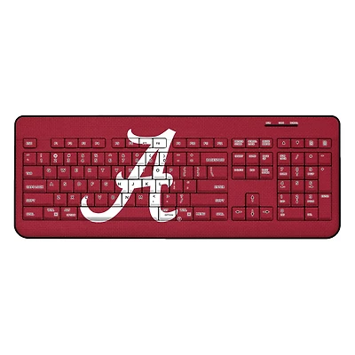 Alabama Crimson Tide Primary Logo Solid Design Wireless Keyboard