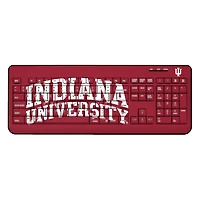 Indiana Hoosiers Solid Design Wireless Keyboard