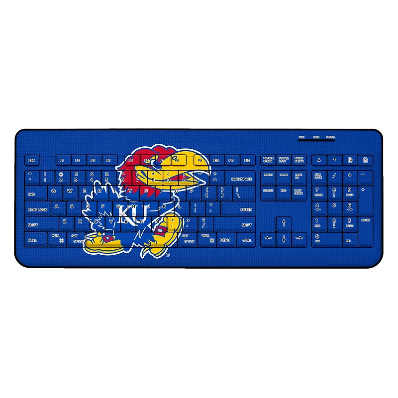 Kansas Jayhawks Solid Design Wireless Keyboard