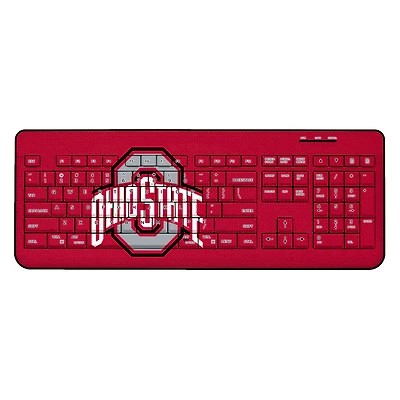 Ohio State Buckeyes Solid Design Wireless Keyboard