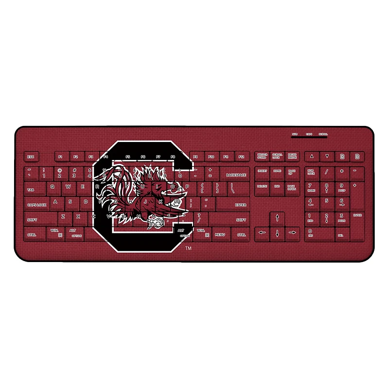 South Carolina Gamecocks Solid Design Wireless Keyboard