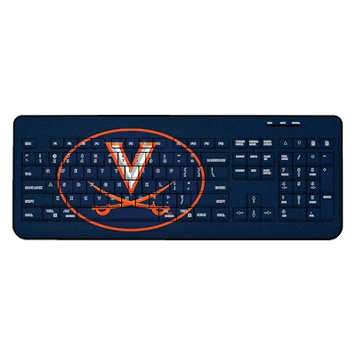 Virginia Cavaliers Solid Design Wireless Keyboard