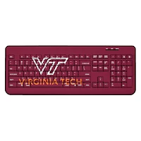 Virginia Tech Hokies Solid Design Wireless Keyboard