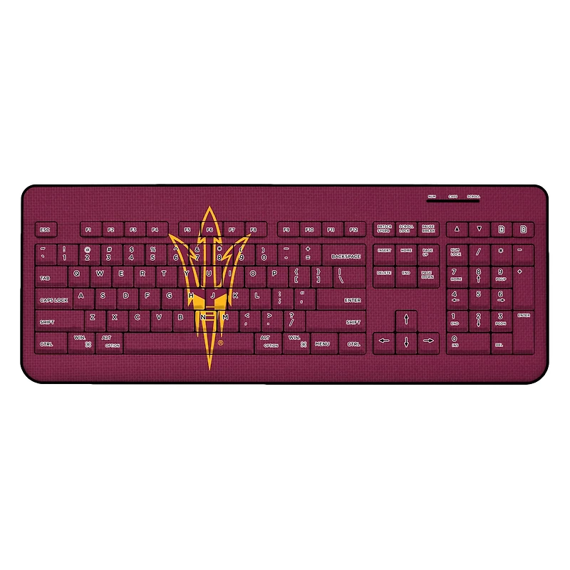 Arizona State Sun Devils Solid Design Wireless Keyboard