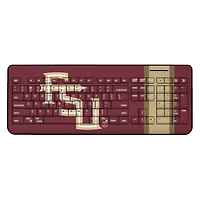 Florida State Seminoles Stripe Design Wireless Keyboard