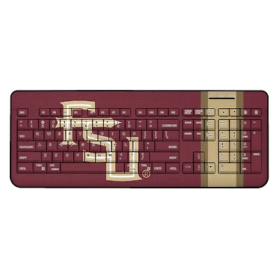Florida State Seminoles Stripe Design Wireless Keyboard