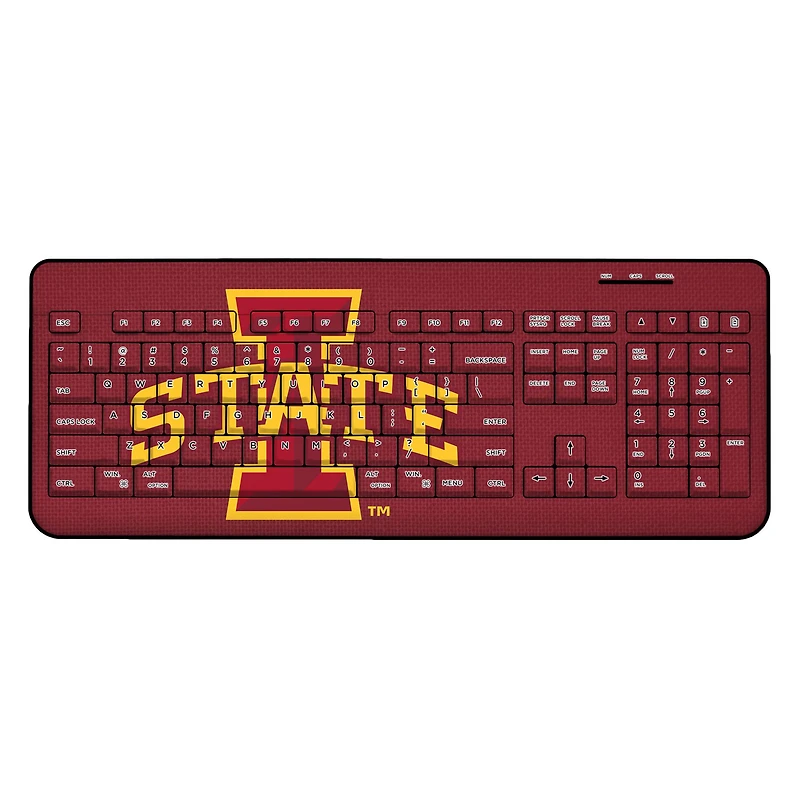 Iowa State Cyclones Solid Design Wireless Keyboard