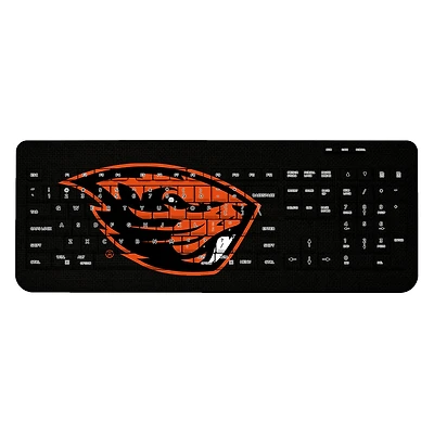 Oregon State Beavers Solid Design Wireless Keyboard