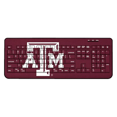 Texas A&M Aggies Solid Design Wireless Keyboard