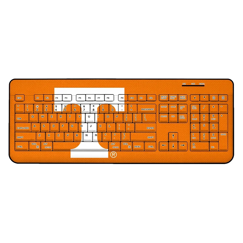 Tennessee Volunteers Solid Design Wireless Keyboard