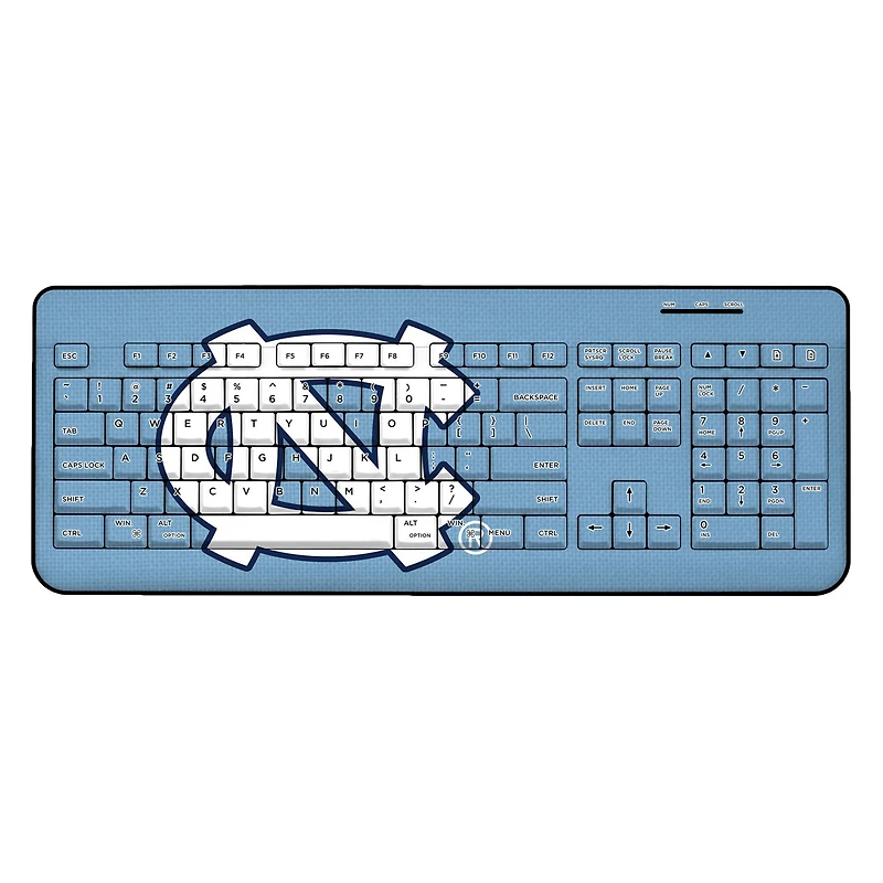North Carolina Tar Heels Solid Design Wireless Keyboard