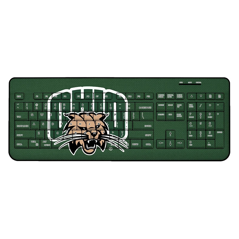 Ohio Bobcats Solid Design Wireless Keyboard