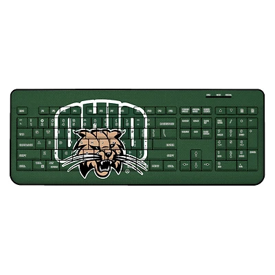 Ohio Bobcats Solid Design Wireless Keyboard
