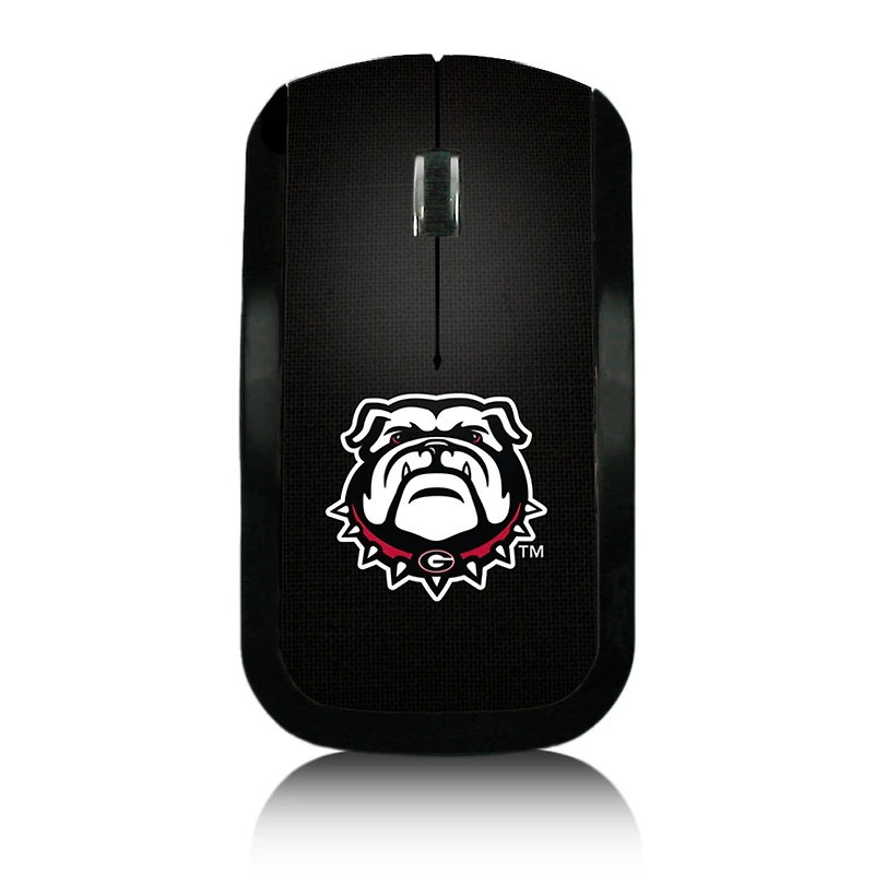 Georgia Bulldogs Secondary Logo Solid Design Wireless Mouse
