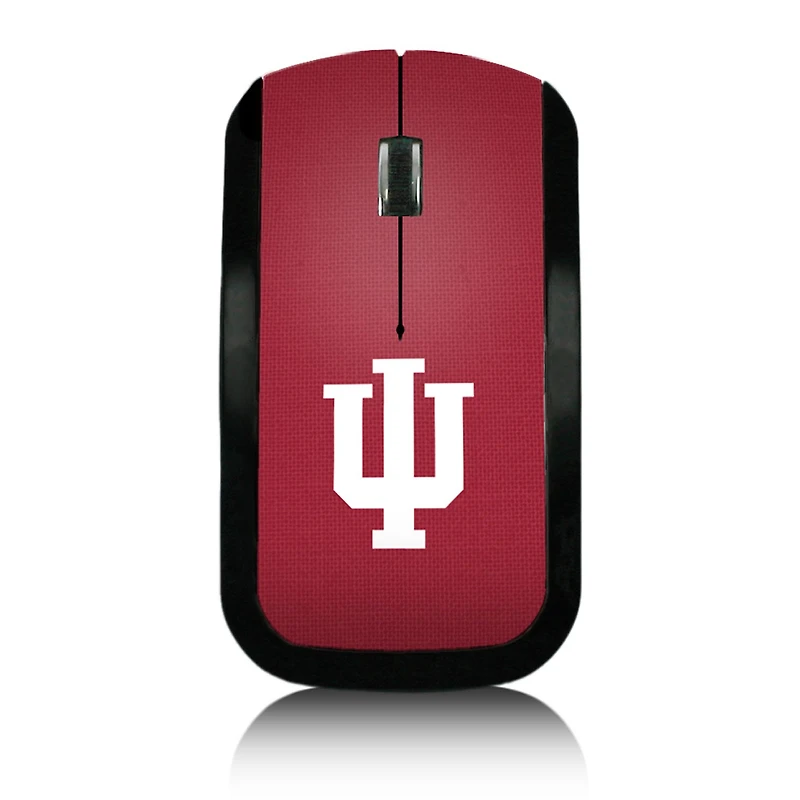 Indiana Hoosiers Solid Design Wireless Mouse