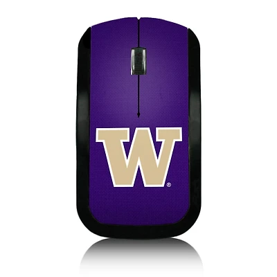 Washington Huskies Solid Design Wireless Mouse