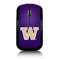 Washington Huskies Solid Design Wireless Mouse