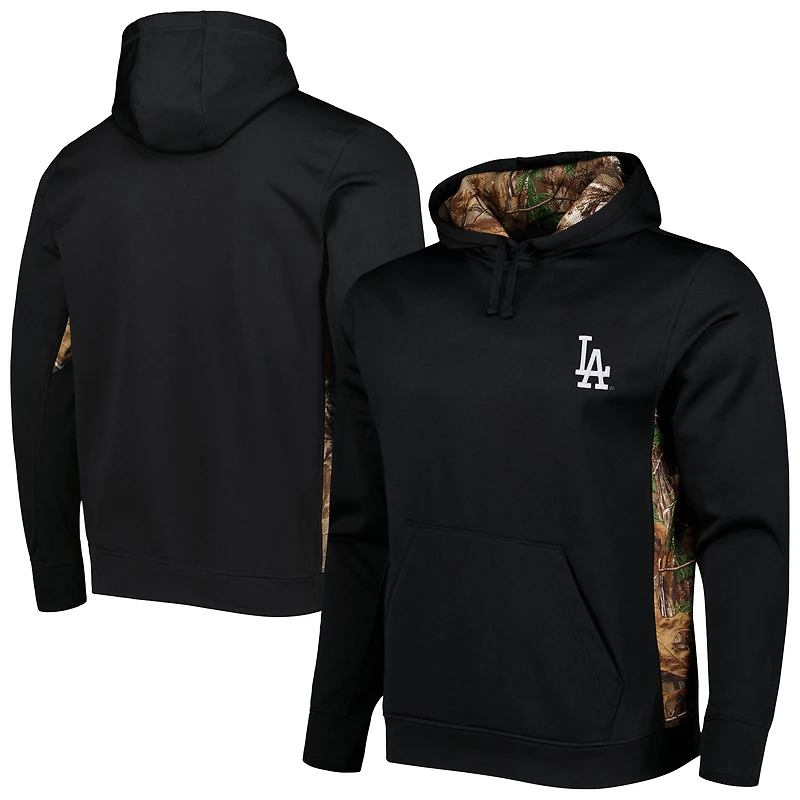 Men's Dunbrooke Black/Camo Los Angeles Dodgers Ranger Pullover Hoodie