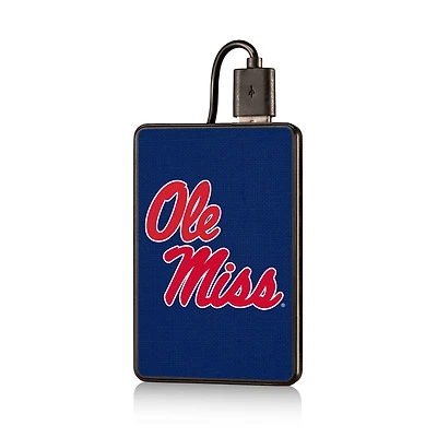 Ole Miss Rebels 2500mAh Solid Design Credit Card Powerbank