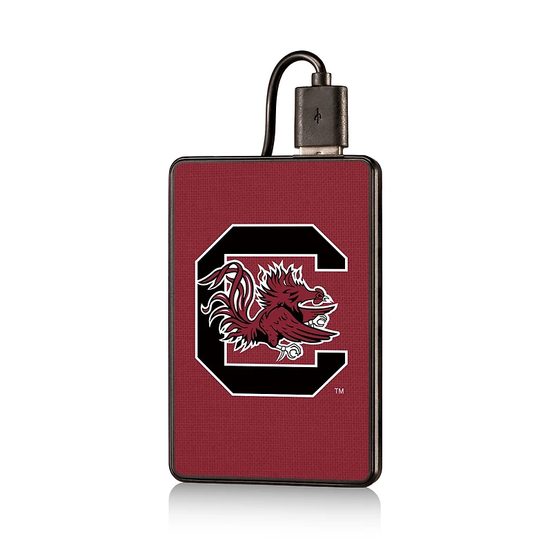 South Carolina Gamecocks 2500mAh Solid Design Credit Card Powerbank