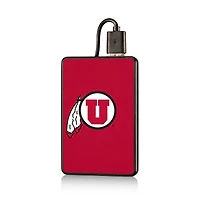 Utah Utes 2500mAh Solid Design Credit Card Powerbank
