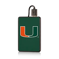 Miami Hurricanes 2500mAh Solid Design Credit Card Powerbank