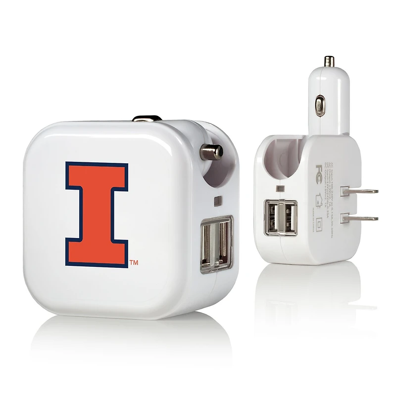 Illinois Fighting Illini USB Charger