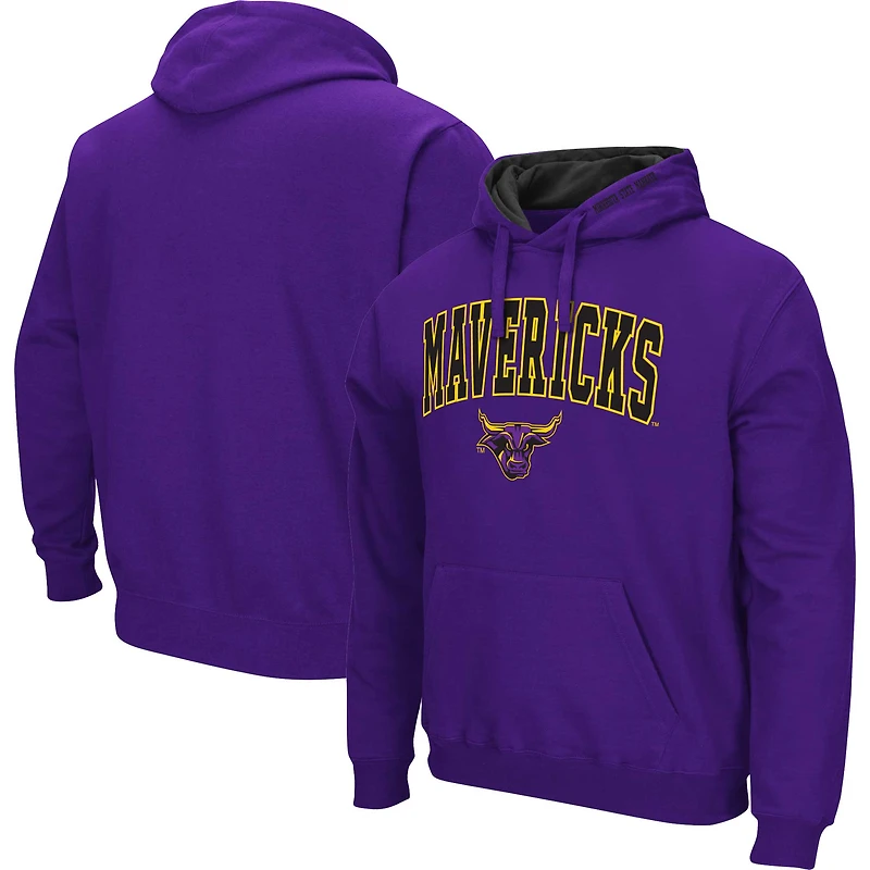 Men's Colosseum Purple Minnesota State University, Mankato Arch & Logo Hoodie