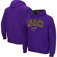 Men's Colosseum  Purple Minnesota State University, Mankato Arch & Logo Hoodie