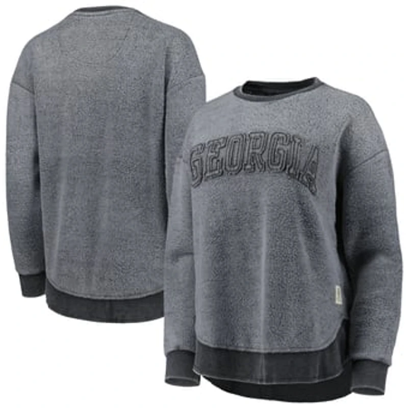 Women's Pressbox Georgia Bulldogs Ponchoville Pullover Sweatshirt