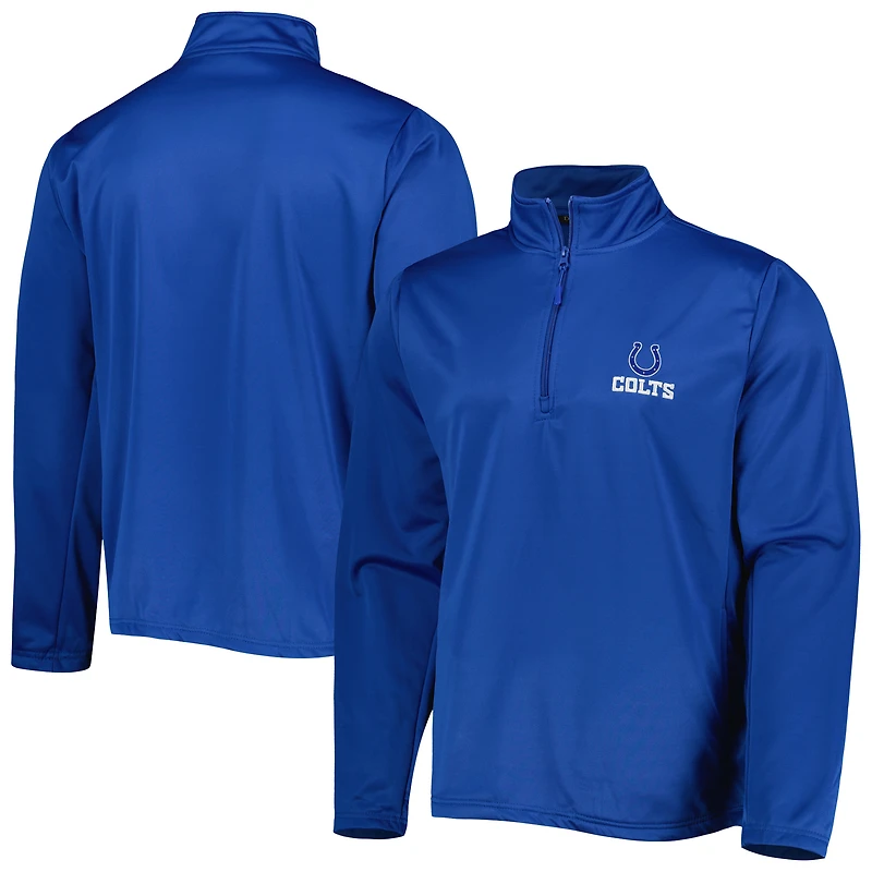 Men's Dunbrooke Royal Indianapolis Colts All-Star Tech Quarter-Zip Top