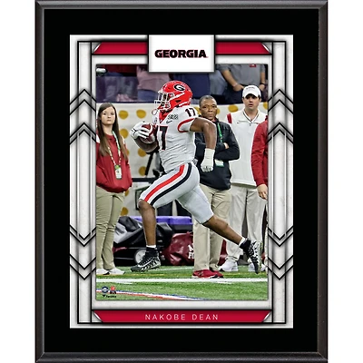 Nakobe Dean Georgia Bulldogs 10.5" x 13" Sublimated Player Plaque