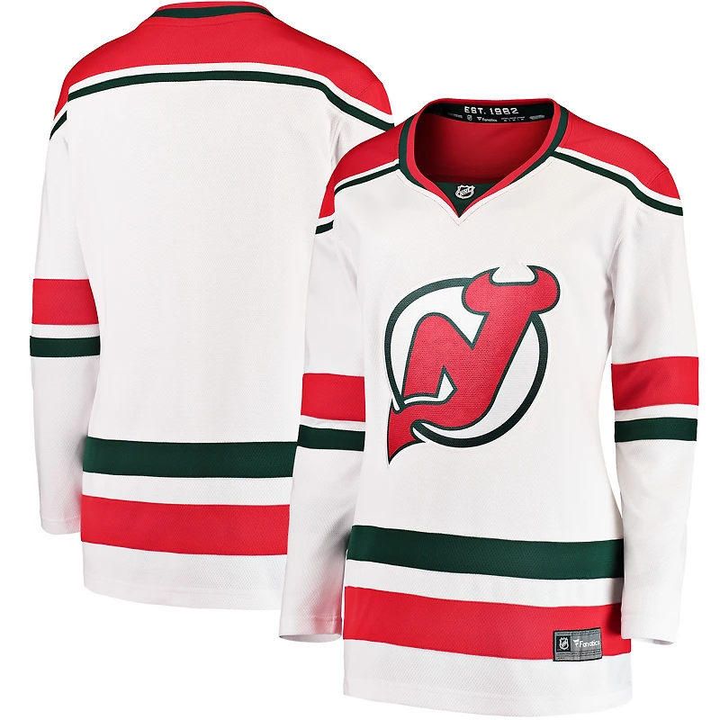 Women's Fanatics White New Jersey Devils Alternate Breakaway Jersey