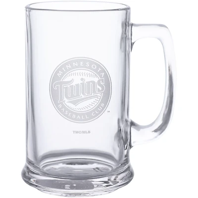 Minnesota Twins 15oz. Stein Glass