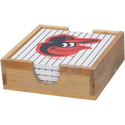 Baltimore Orioles Team Uniform Coaster Set