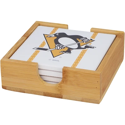 Pittsburgh Penguins Team Uniform Coaster Set