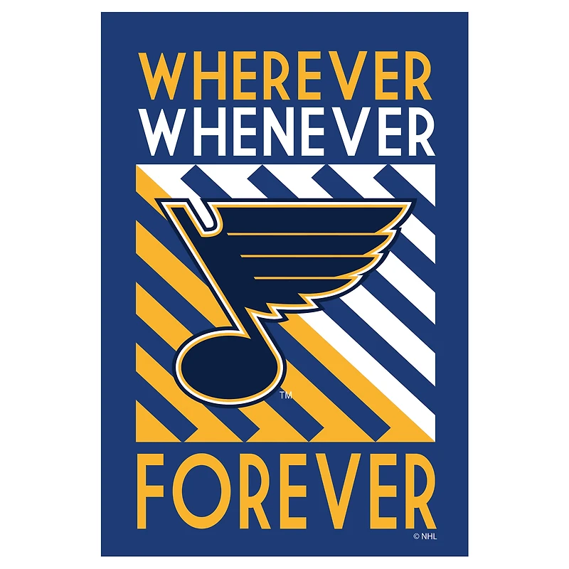 St. Louis Blues 3' x 5' Forever Fan Double-Sided House Flag